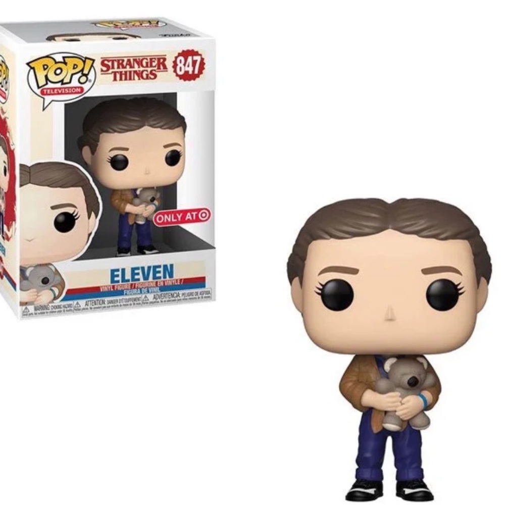 NEW & RARE - Funko Pop Stranger Things Eleven with Teddy Bear